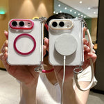 Side Buckle Hinge Magnetic Phone Case, For iPhone Duo