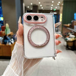 Side Buckle Hinge Rotating Holder Magnetic Phone Case, For iPhone Duo