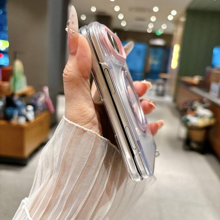 Side Buckle Hinge Rotating Holder Magnetic Phone Case, For iPhone Duo