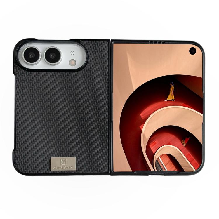 Braided Leather Texture PC Phone Case, For iPhone Duo