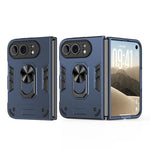 Shockproof Metal Ring Holder Phone Case, For iPhone Duo