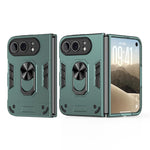 Shockproof Metal Ring Holder Phone Case, For iPhone Duo