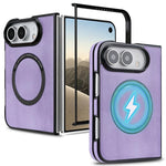 Folding Magnetic PU Phone Case, For iPhone Duo