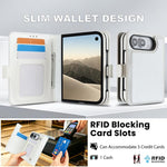 Solid Color Multifunctional Folding Leather Phone Case, For iPhone  Duo