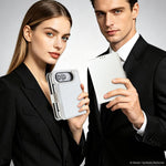 Solid Color Multifunctional Folding Leather Phone Case, For iPhone  Duo