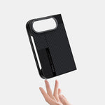 ABEEL 6D Micro Embossed Texture Magnetic Phone Case, For iPhone Duo