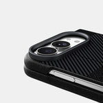 ABEEL 6D Micro Embossed Texture Magnetic Phone Case, For iPhone Duo