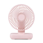 D606 4W USB Rechargeable Portable Four-speed Adjustable Desktop Fan, USB