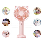 N10 Multi-function Handheld Desktop Holder Electric Fan, with 3 Speed Control