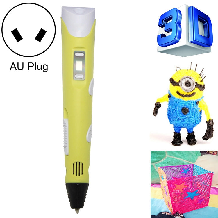 Hand-held 3D Printing Pen, AU Plug, AU Plug