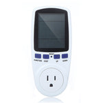 AC 120V 60Hz Max 15A LCD Display Power Meter Energy Watt Amps Volt Electricity Usage Monitor Analyzer, US Plug, AC 120V US Plug