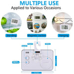 Mini Refrigerator Thermometer Digital LCD Display Freezer Temperature Meter with Hook, Refrigerator Thermometer