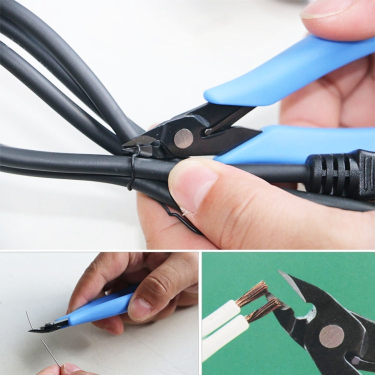 FC-120 Mini Electronic Pliers Diagonal Side Cutting  Cable Wire Cutter Repair Hand Tool, C-120