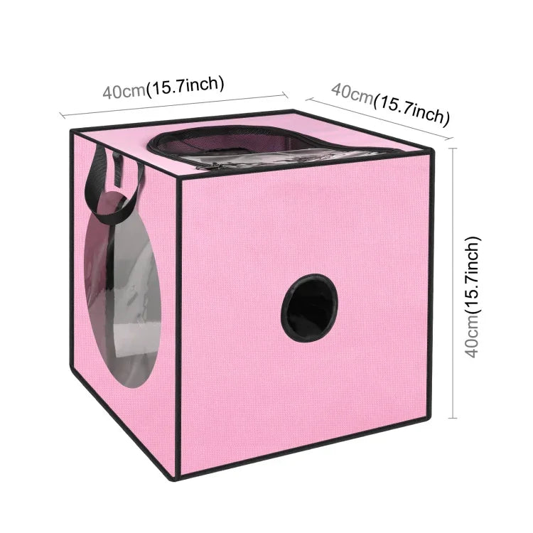 FUNADD Pet Bath Drying Box Portable Folding Dryer Cage, Suitable for Pets up to 5kg, Folding Dryer Cage