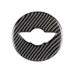 Car Steering Wheel Logo R Chassis Carbon Fiber Decorative Sticker for BMW MINI R55 / R56 / Countryman R60 / Paceman R61, For BMW MINI R55