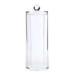 Transparent Heightened Round Plastic Cosmetic Box Cotton Pads Storage Box, Cotton Pads Heightened Box