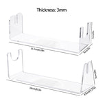 2pcs YX021-3 Acrylic Swiss Army Knife Display Knife Holder, YX021-3