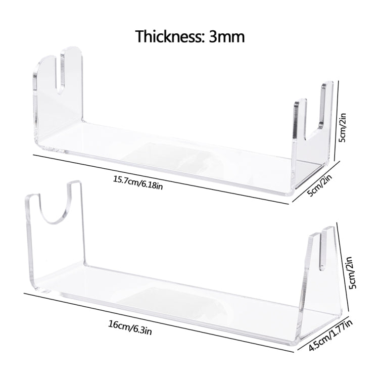 2pcs YX021-3 Acrylic Swiss Army Knife Display Knife Holder, YX021-3