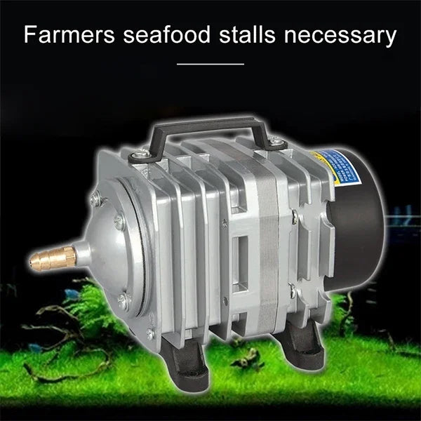 ACO-008 120W 110L/Min Electromagnetic Air Pump Compressor Seafood Fish Tank Increase Oxygen Air Flow Spliter, US Plug, ACO-008