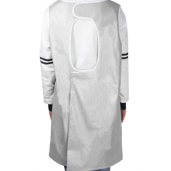 Sleeveless Pet Apron Beauty Gown Pet Grooming Beautician Smock Waterproof Clothing Pet Store Aprons,M, Length: 93cm, Size:M Color:Silver