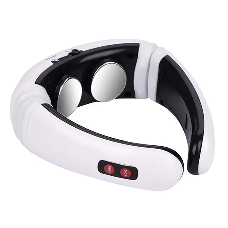 USB Charging 1300 mAh Electric Back Neck Shoulder Electrical Pulse Electric Shock Body Massager, USB Charging