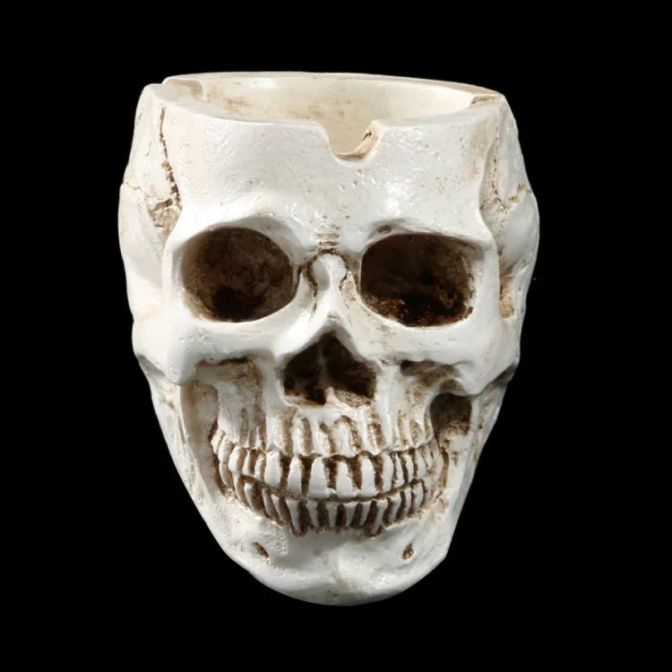 Halloween Utensils Resin Skull Ashtray Personality Home Decoration