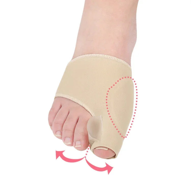 1 Pair SEBS Hallux Valgus Correction Sleeve Feet Care Special Big Toe Bone Ring Foot Thumb Orthopedic Brace Relieve for Men / Women, Size: S, Size: S