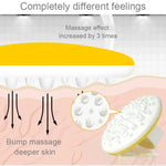 Bath Shower Body Relaxing Spa Scrub Glove Anti Cellulite Massager TPR Brush