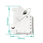 MG-8 Cam-type Stainless Steel Fillet Weld Gauge Multi-function Welding Inspection Ruler, MG-8