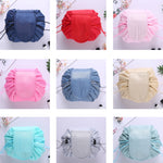 Travel Large Volume Drawstring Bag Cosmetic Sundries Storage Bag, Light Grey, Light Pink, Mint Green, Navy Blue, Red, Black, Pink