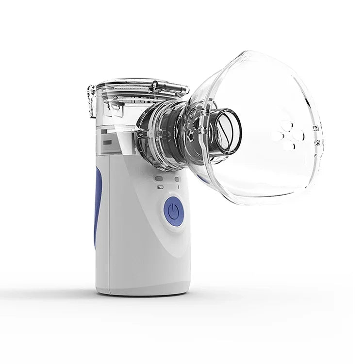 Portable Ultrasonic Nebulizer Mini Handheld Inhaler Respirator Health Care Home Machine Atomizer for Children, Mini Handheld Inhaler