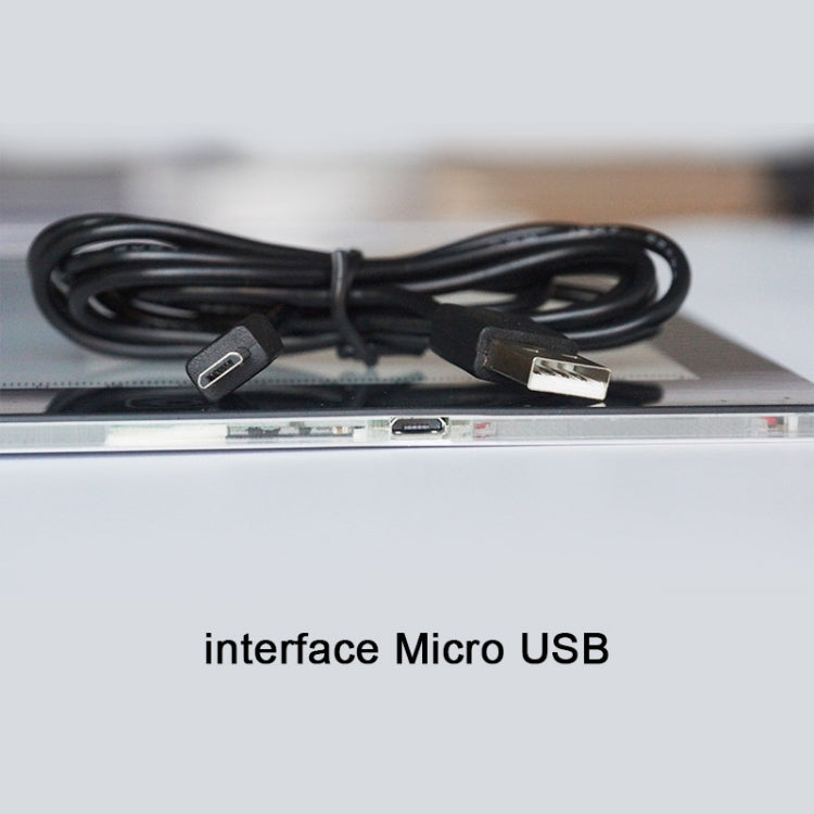 A3 Size 8W 5V LED Ultra-thin Stepless Dimming for Acrylic Copy Boards for Anime Sketch Drawing Sketchpad, with USB Cable, With USB Cable