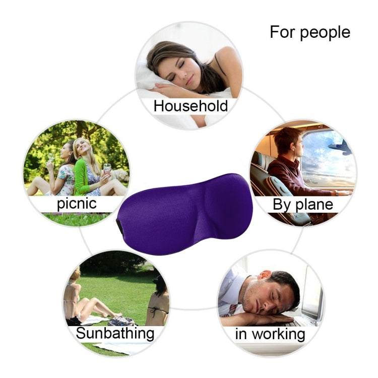 3D Portable Shading Sleep Rest Aid Cover Eye Patch Sleeping Mask Female Cute Eye Mask