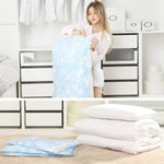 Space Saving Orchids Pattern Vacuum Storage Bag, Thinken Quilts Clothing Vacuum Seal Storage Bag, Size: 100*130 cm, Size: 100*130 cm