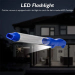 SK818 USB Charging Insects Bugs Suction Traps Electric Pest Spider Catcher with LED Light, SK818 Blue