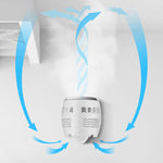Portable Adjustable Mini USB Charging Air Convection Cycle Desktop Electric Fan Air Cooler, Support 2 Speed Control