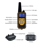 880-2 800 Yards Rechargeable Remote Control Collar Dog Training Device Anti Barking Device, 880-2 Black Black, 880-2 Black+Orange