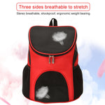 Portable Folding Nylon Breathable Pet Carrier Backpack, Size: 45 x 36 x 31cm, Size: 45 x 36 x 31cm Black, Size: 45 x 36 x 31cm Coffee, Size: 45 x 36 x 31cm Blue, Size: 45 x 36 x 31cm Red