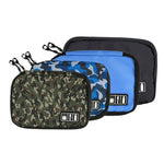 Portable Travel Organizer Storage Collection Bag Case Pouch Digital Gadget Electronic Accessories, Size: 25.7*18.5*1.2cm, HC3103B, HC3103L, HC3103G, HC3103TT