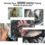 8 Holes Automatic Foldable Fishing Net Nylon Shrimp Crab Minnow Trap Fish Cast Net Fishing Tackle, 8 Holes