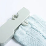 Foldable Clothes Hanger Drying Rack with 4 Hidden Clips for Home / Travel, Random Color Delivery, Foldable Clothes Hanger