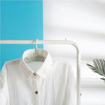 Foldable Clothes Hanger Drying Rack with 4 Hidden Clips for Home / Travel, Random Color Delivery, Foldable Clothes Hanger