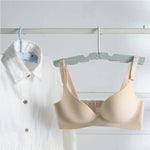 Foldable Clothes Hanger Drying Rack with 4 Hidden Clips for Home / Travel, Random Color Delivery, Foldable Clothes Hanger