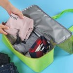 Portable Double Layer Mesh Sport Duffel Beach Picnic Shoulder Storage Bag Handbag, Double Layer Handbag(Blue), Double Layer Handbag(Green)