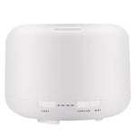 T500 Remote Control Clear White Air Humidifier Automatic Alcohol Sprayer Essential Oil Diffuser Ultrasonic Mist Maker Ultrasonic Aroma Diffuser Atomizer Color LED, Capacity: 500ml, DC 24V, US Plug, Clear White (500ml), Wood Pattern (500ml)