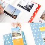 3 inch DIY Creativity Insert Type Mini Exquisite Photo Album, Little Swallow Pattern, Baymax Pattern, Four Leaf Clover Pattern, Many Trees Dry Pattern, Forest Deer Pattern, Iron Tower Pattern