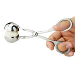 Stainless Steel Meatball Maker Stuffed Meatball Clip DIY Fish Meat Rice Ball Maker, Stainless Steel