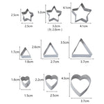 24 PCS / Set Stainless Steel DIY Cookie Biscuits Molds Geometry Baking Tools (Octagon), HC4340A, HC4340B, HC4340C