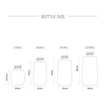 10 PCS Portable Refillable Plastic Fine Mist Perfume Spray Bottle Transparent Empty Spray Sprayer Bottle, 30ml, 30ml
