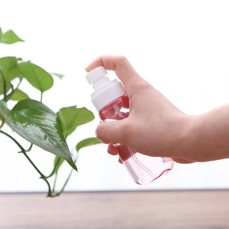 10 PCS Portable Refillable Plastic Fine Mist Perfume Spray Bottle Transparent Empty Spray Sprayer Bottle, 100ml, 100ml